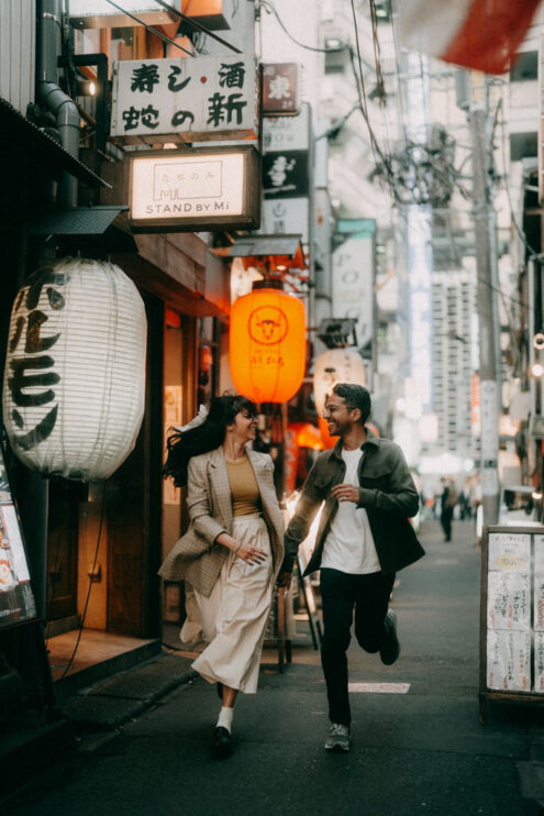 Tokyo engagement photoshoot by Ippei and Janine Photography