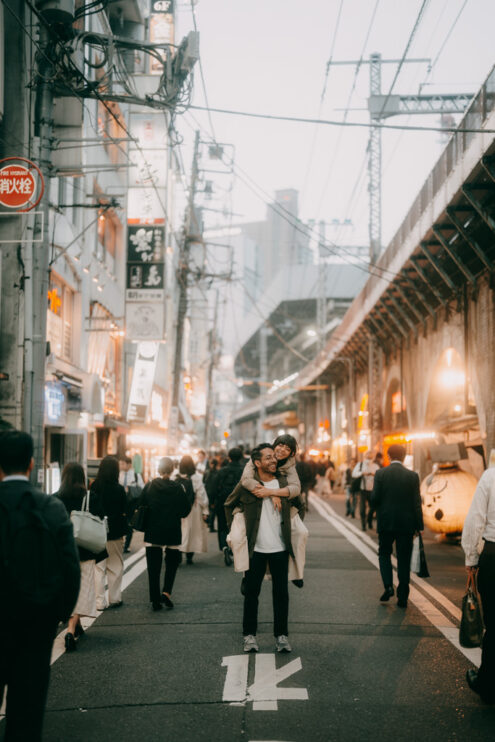 Tokyo engagement photography by Ippei and Janine Photography