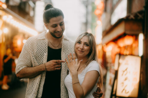 Tokyo engagement proposal photography - Tokyo portrait photographer Ippei and Janine