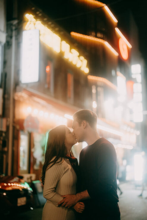 Tokyo cinematic engagement photographer - Ippei and Janine Photography