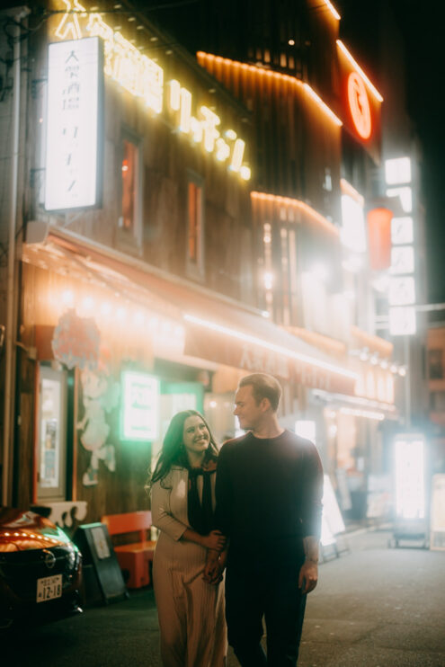 Tokyo cinematic engagement photographer - Ippei and Janine Photography