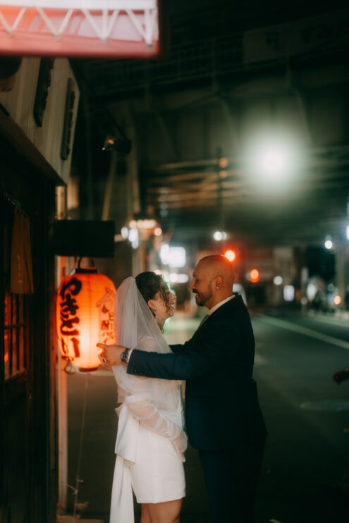 Tokyo cinematic engagement photography by Ippei and Janine Photography
