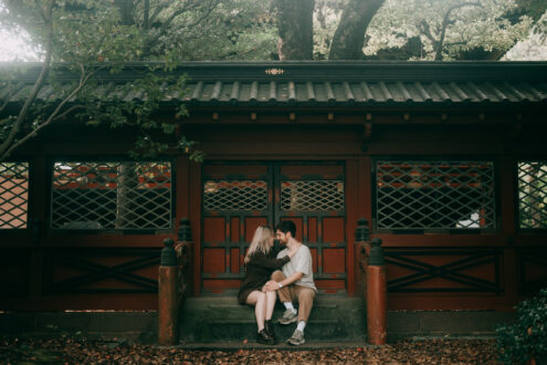 Tokyo cinematic engagement photographer - Ippei and Janine Photography