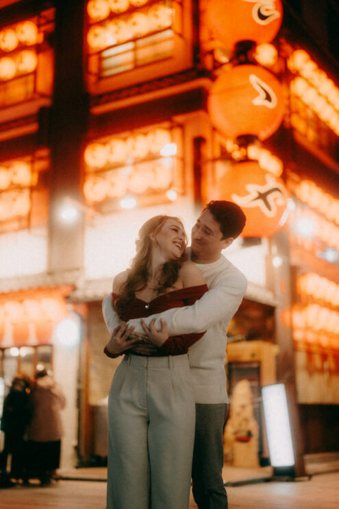 Tokyo night cinematic photography - Ippei and Janine Photography