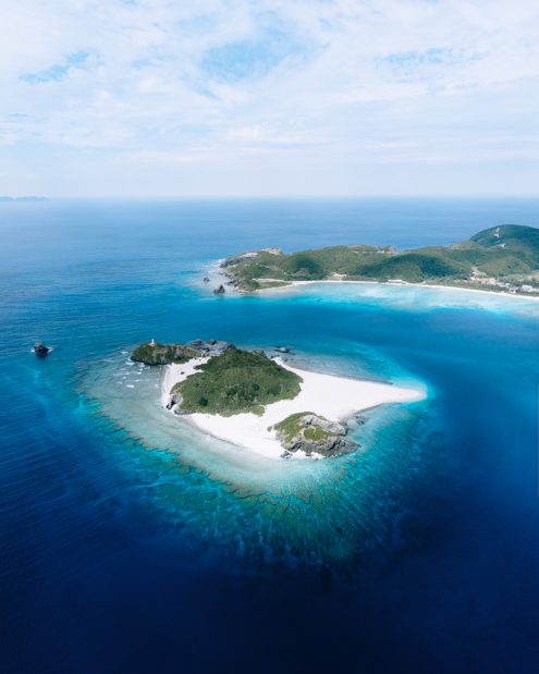 Kerama Islands, Japan off-the-beaten-path drone photography by Ippei and Janine