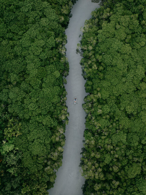 Ishigaki Island mangrove river, Japan off-the-beaten-path drone photography by Ippei and Janine