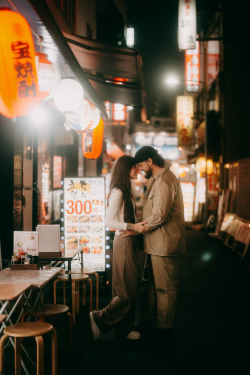 Tokyo cinematic engagement photographer - Ippei and Janine Photography