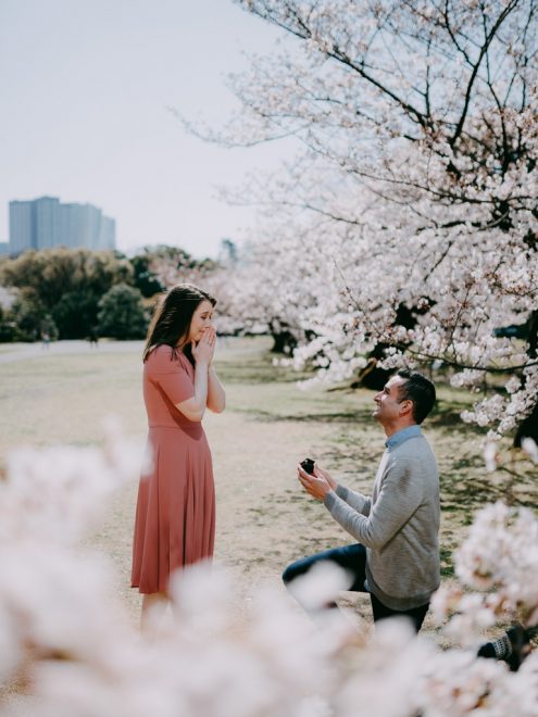 Tokyo surprise proposal photography - Tokyo portrait photographer