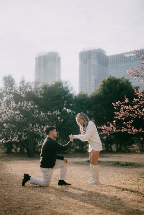 Tokyo surprise proposal photographer - Ippei and Janine Photography
