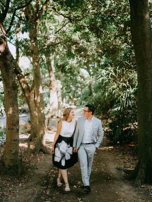 Tokyo engagement pre-wedding photography - Japan portrait photographer Ippei and Janine