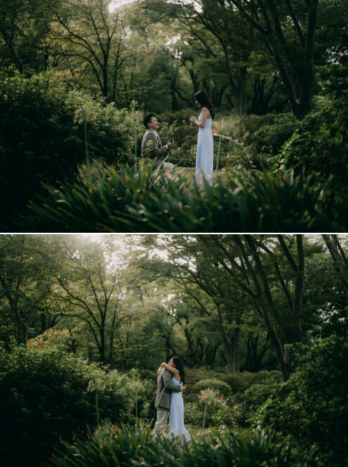 Tokyo surprise proposal photography by Ippei and Janine