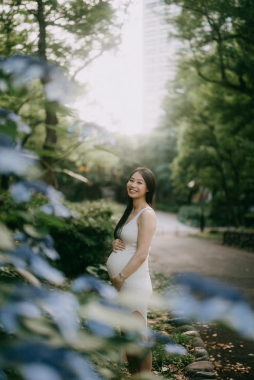 Tokyo maternity portrait - Ippei and Janine Photography