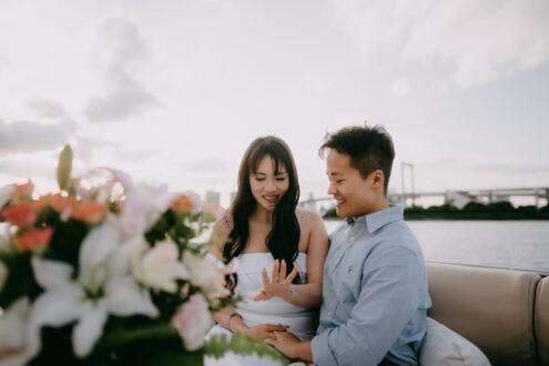 Tokyo proposal photography - Tokyo portrait photography Ippei and Janine