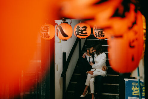 Tokyo elopement photographer - Wedding portrait photography