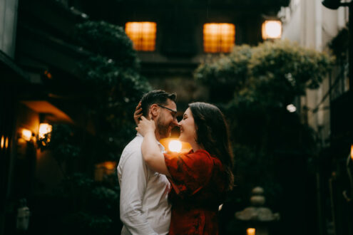Tokyo cinematic engagement photographer - Ippei and Janine Photography