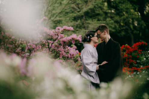 Tokyo engagement pre-wedding photography - Japan portrait photographer Ippei and Janine