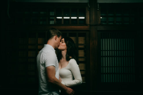 Cinematic engagement photography in Tokyo - Ippei and Janine Photography