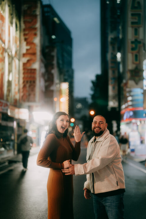 Tokyo proposal engagement photographer - Ippei and Janine Photography