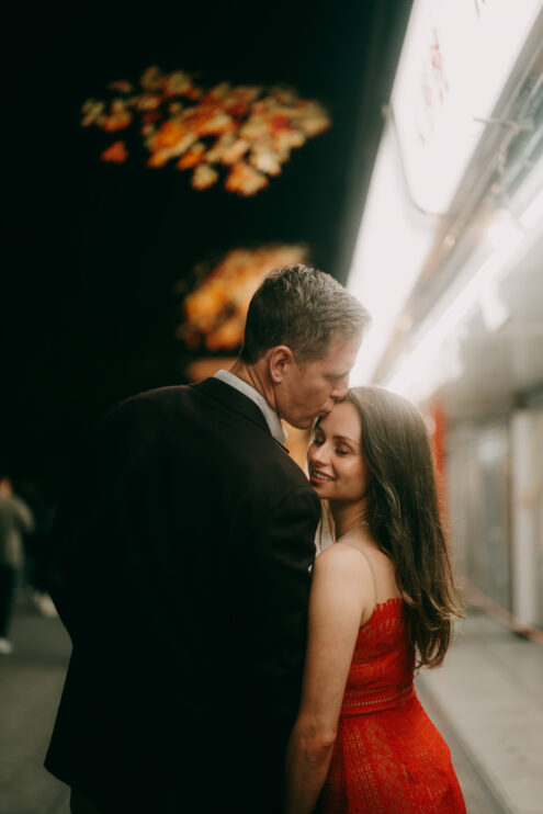 Tokyo cinematic engagement photography - Ippei and Janine Photography