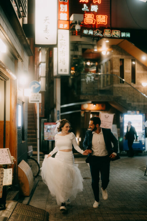 Tokyo elopement photoshoot by Ippei and Janine Photography