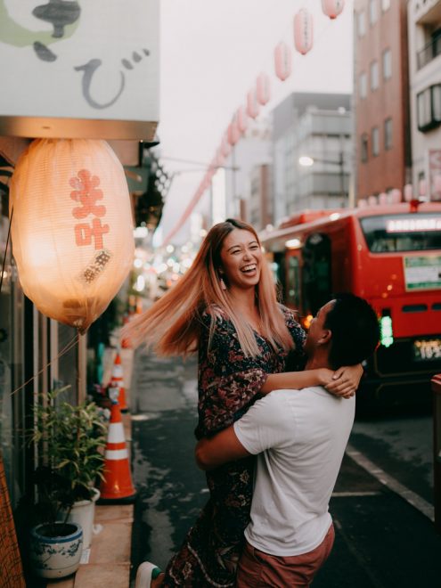 Tokyo couple portrait photography by Ippei and Janine Photography