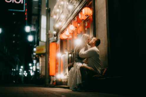 Tokyo cinematic engagement photographer - Ippei and Janine Photography