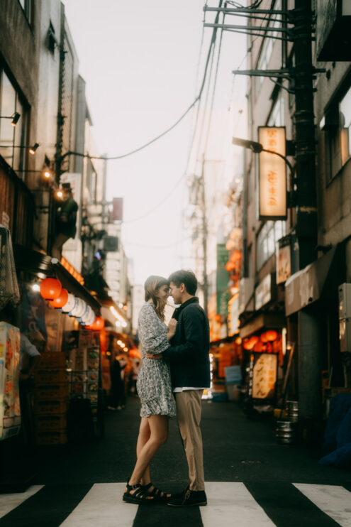Tokyo engagement portrait by Ippei and Janine Photography