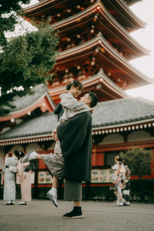 Tokyo engagement portrait photographer - Japan pre-wedding photography