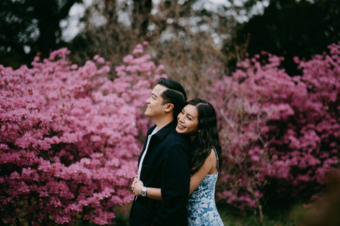 Tokyo pre-wedding photoshoot - Japan engagement portrait photography by Ippei and Janine