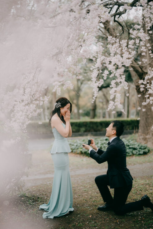 Tokyo proposal photography - Tokyo engagement photographer Ippei and Janine