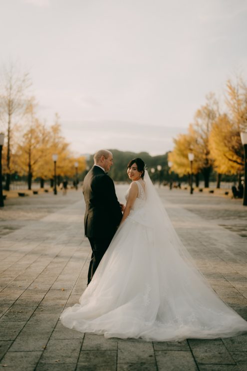 Tokyo wedding photographer - Wedding portrait photography by Ippei and Janine