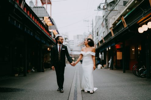 Tokyo elopement wedding photography - Tokyo portrait photographer Ippei and Janine