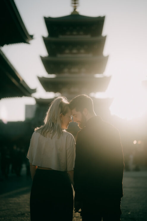 Tokyo engagement portrait photographer - Japan pre-wedding photography