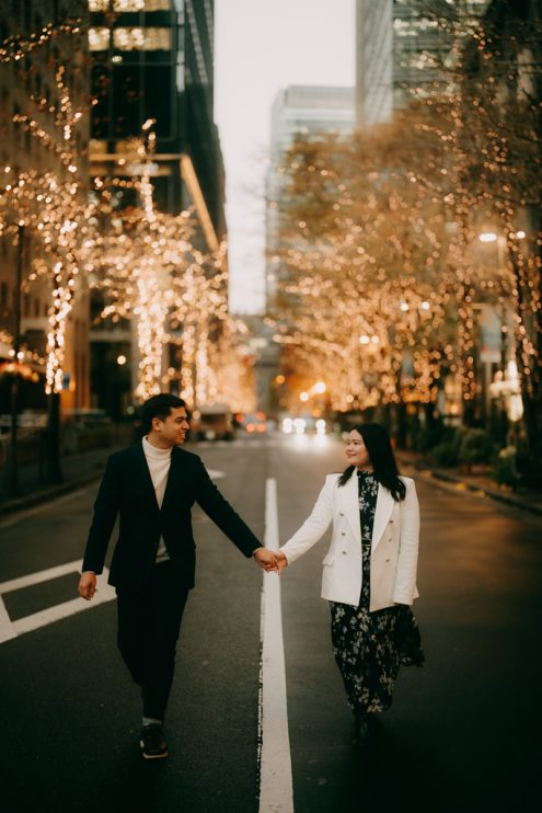 Tokyo engagement photoshoot - Portrait photography by Ippei and Janine