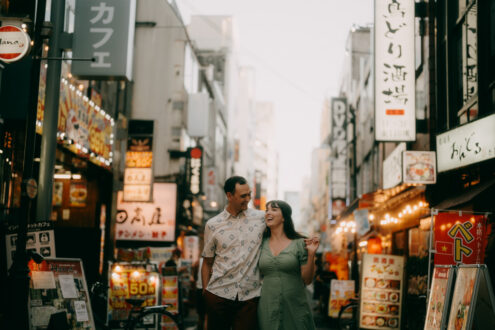Tokyo engagement photographer - Portrait photography by Ippei and Janine