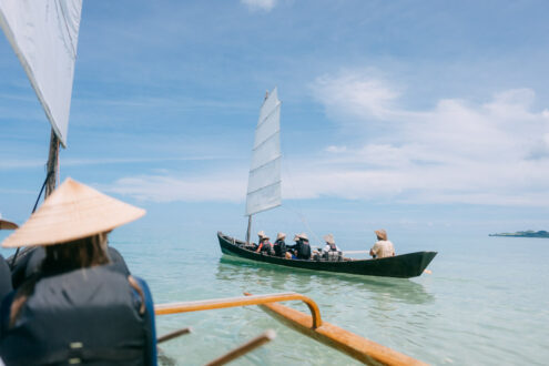 Sabani sailing boat, Ishigaki Island, Okinawa - Japan outdoor adventure photographer - Ippei and Janine Photography