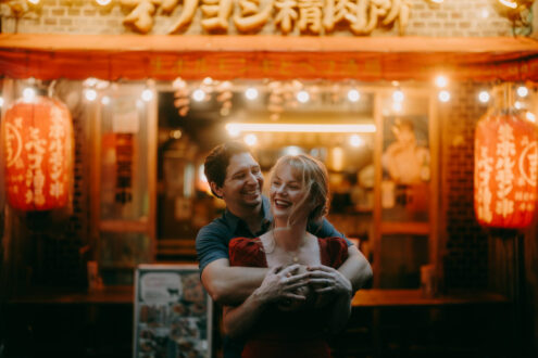 Tokyo cinematic engagement photographer - Ippei and Janine Photography