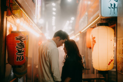 Tokyo engagement portrait by Ippei and Janine Photography