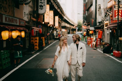 Tokyo elopement wedding photographer - Japan portrait photography