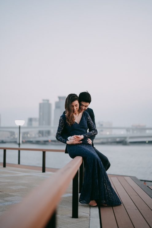 Tokyo engagement proposal photography - Japan portrait photographer Ippei and Janine