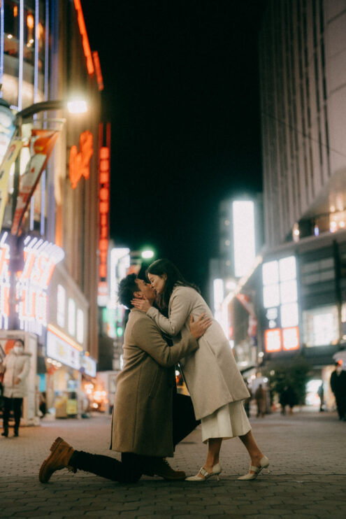 Tokyo proposal photography - Ippei and Janine Photography