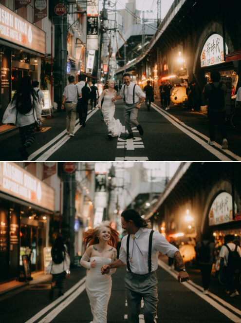 Tokyo cinematic elopement photoshoot - Ippei and Janine Photography