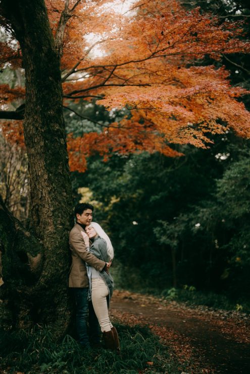Tokyo pre-wedding photography - Engagement portrait photographer Ippei & Janine