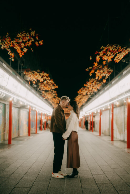 Tokyo cinematic engagement photographer - Ippei and Janine Photography