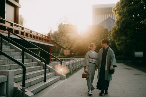 Tokyo engagement photoshoot - Japan pre-wedding photography