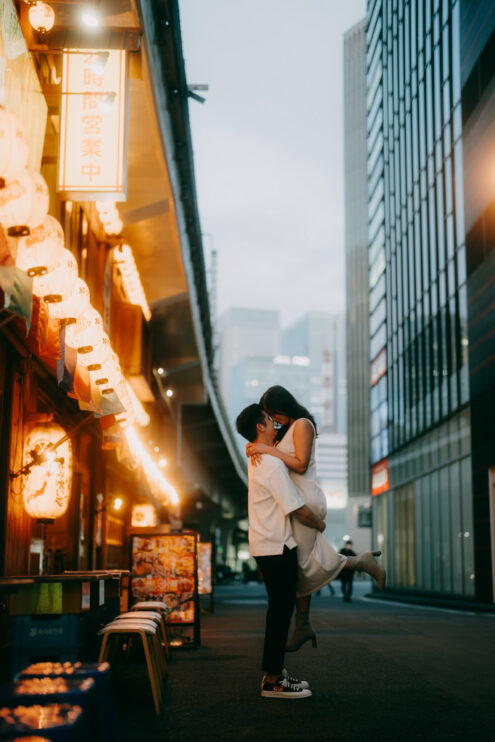 Tokyo engagement photography by Ippei and Janine Photography