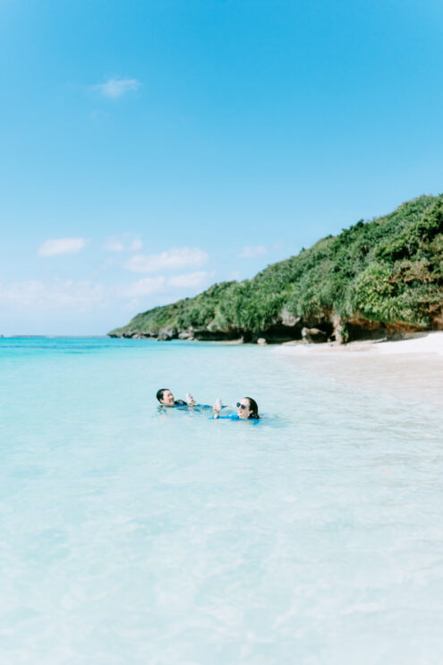 Ie Island beach, Okinawa, Japan outdoor lifestyle photography - Ippei and Janine Photography