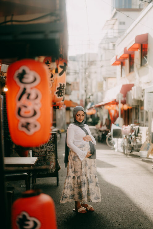 Tokyo maternity photoshoot - Ippei and Janine Photography