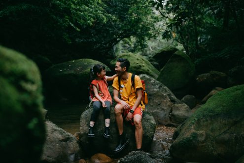 Japan family outdoor lifestyle photography - Ippei and Janine