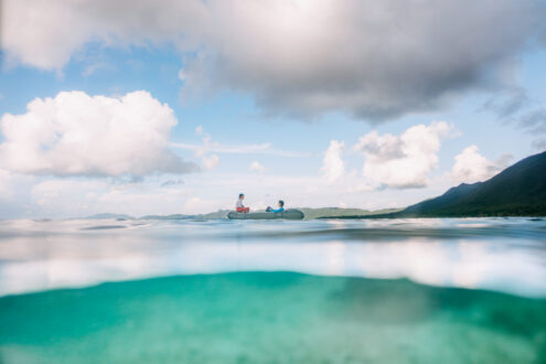Coastal packrafting, Ishigaki Island, Okinawa - Japan outdoor adventure photography by Ippei and Janine